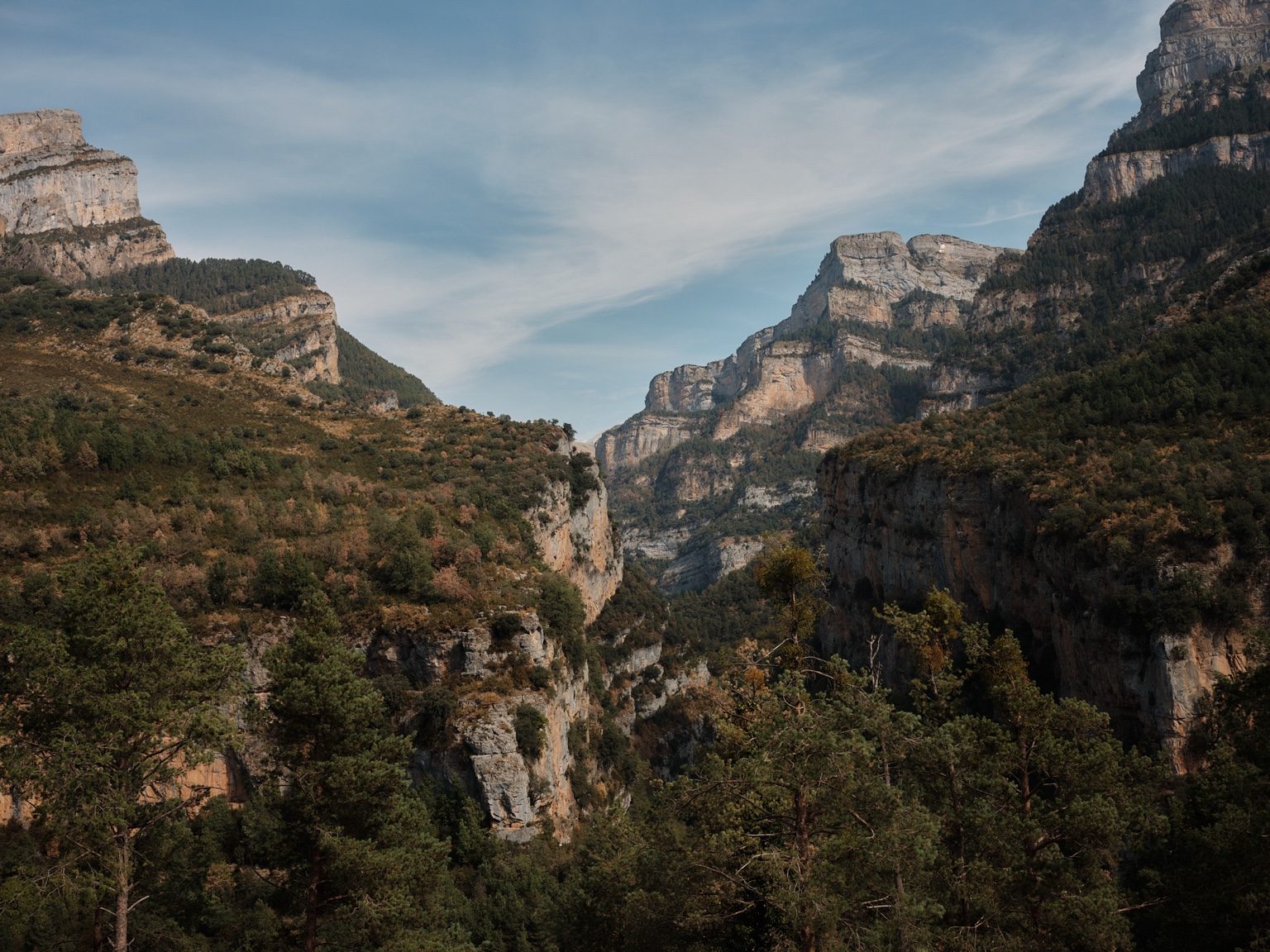 Cañón de Añisclo in den Pyrenäen während des Trans Pyrenees Race No.6