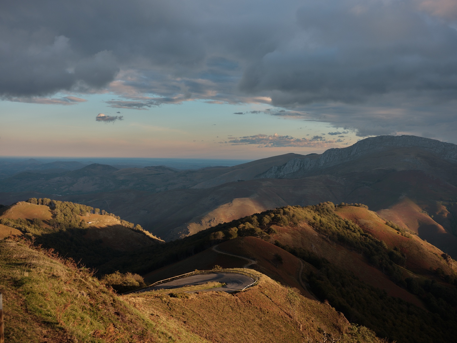 Berglandschaft bei Iraty während des Trans Pyrenees Race No.6