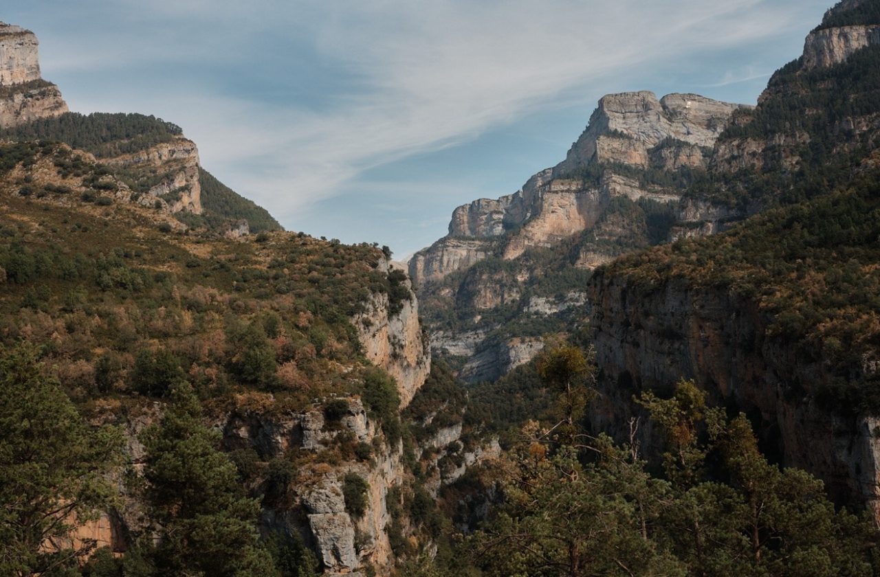 Cañón de Añisclo in den Pyrenäen während des Trans Pyrenees Race No.6